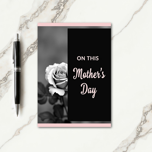 Rose Photo Mothers Day Card