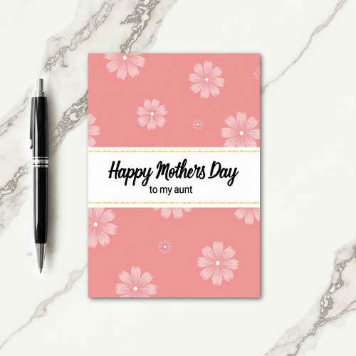 Rose Pink Mothers Day Graphic Card