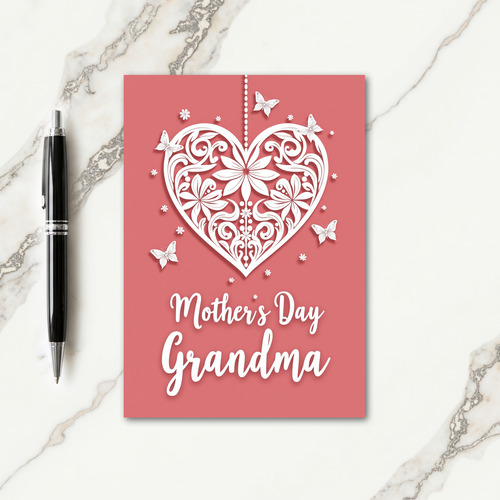 Rose Pink Mothers Day Tribute Card