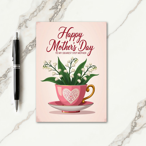 Rose Pink Sweet Mothers Day Card