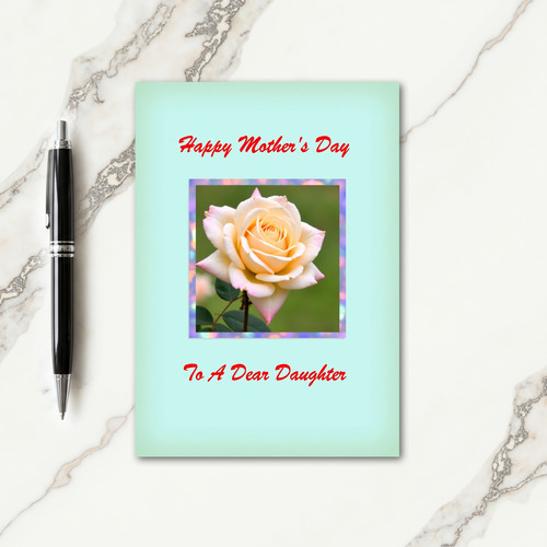 Rose Shimmer Mothers Day Card