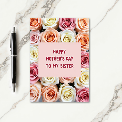 Rose Sisters Day Greeting Card