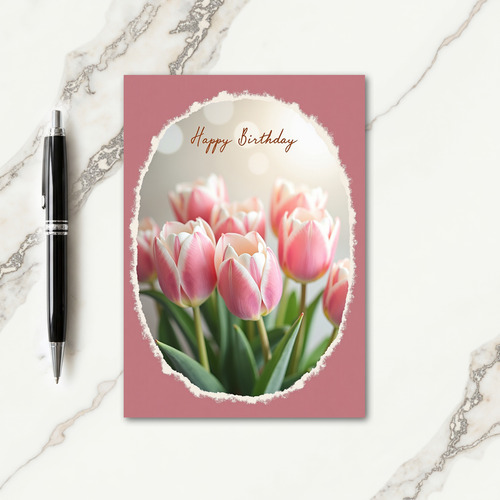 Rose Tinted Birthday Card
