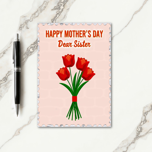 Rose Tinted Mothers Day Art Card