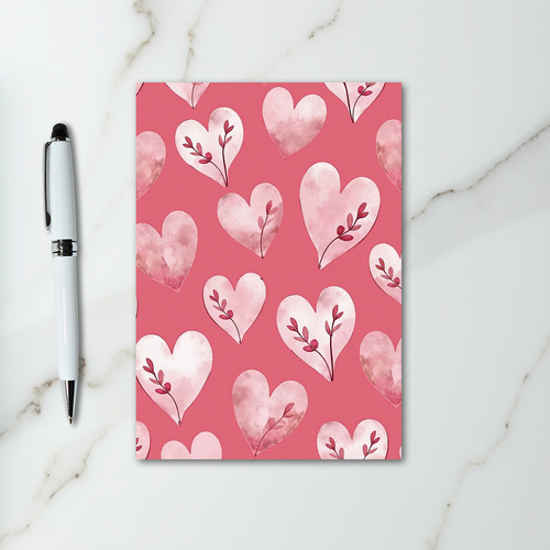 Rose Valentines Day Heart Love Card