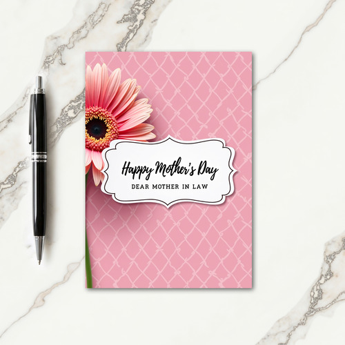 Roseate Lattice Mothers Day Card