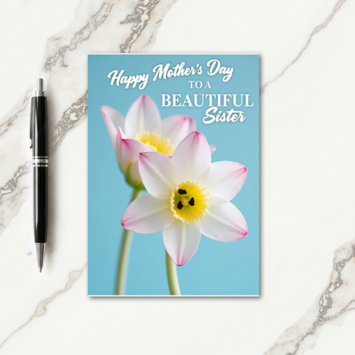 Roseate Mothers Day Sister Card