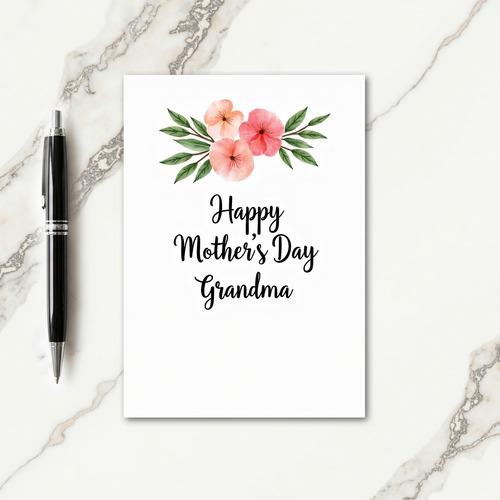 Roseate Pink Mothers Day Card