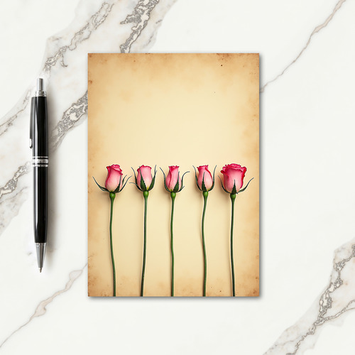 Rosebud Birthday Art Card