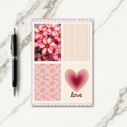 Rosebud Mothers Day Heart Card