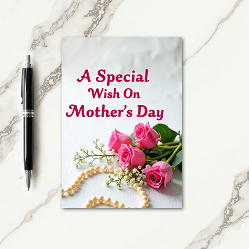 Rosebud Still Life Mothers Day Card