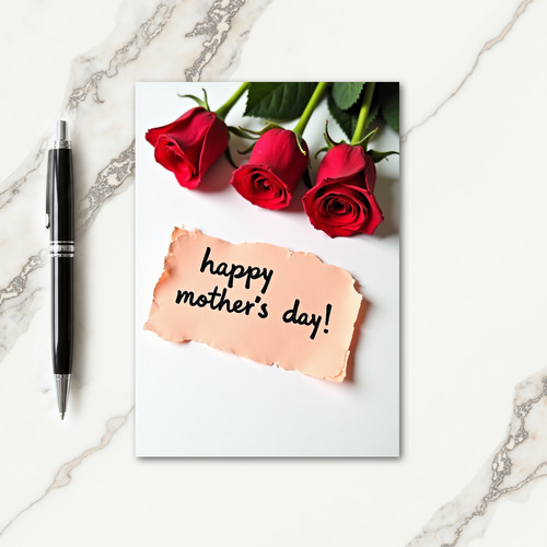 Roses Mothers Day Greeting Card