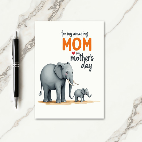 Rosy Cheeked Mothers Day Card