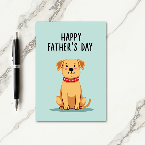 Rosy Cheeks Fathers Day Card