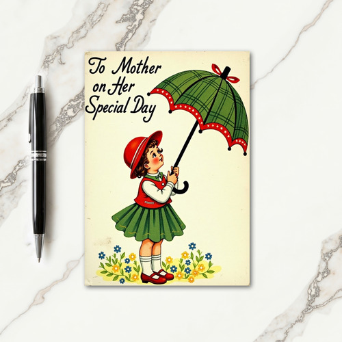 Rosy Cheeks Mothers Day Card