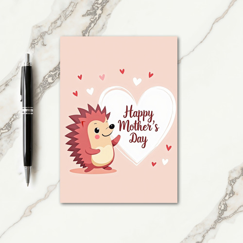Rosy Creature Mothers Day Card
