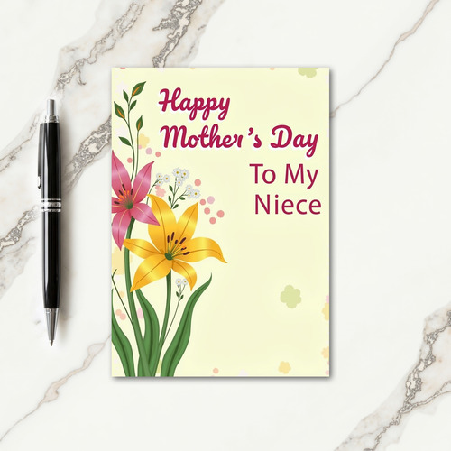 Rosy Dots Happy Mothers Day Card