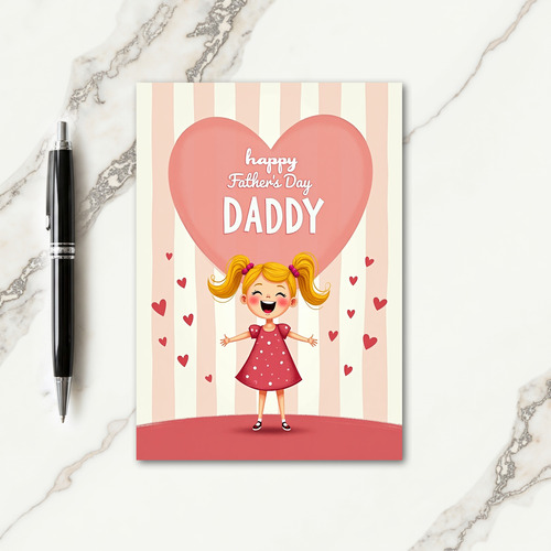 Rosy Fathers Day Joy Card