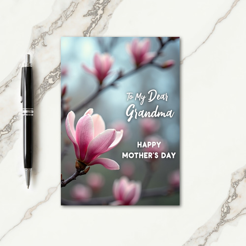 Rosy Grandmas Mothers Day Card