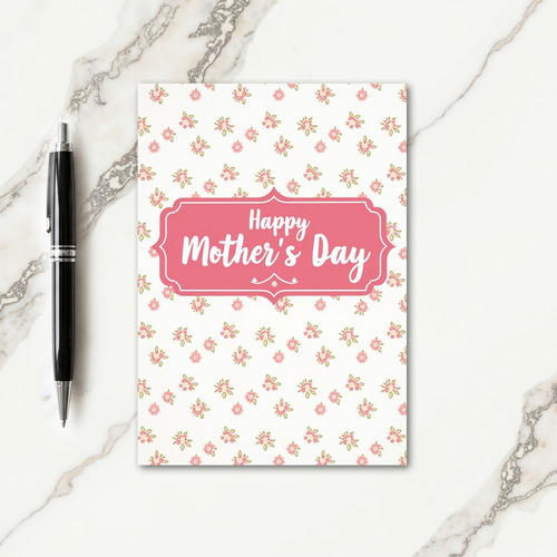 Rosy Happy Mothers Day Card