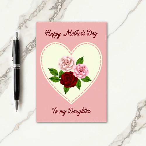 Rosy Hue Mothers Day Card