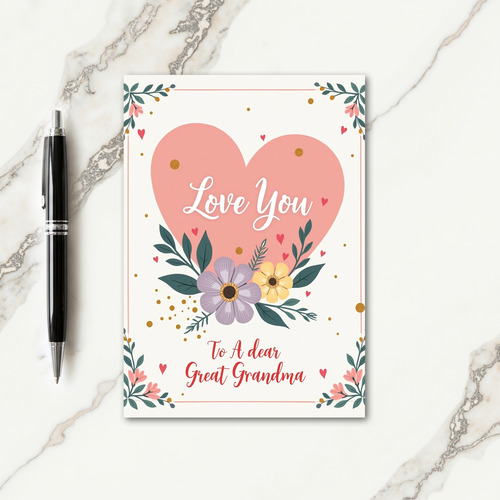 Rosy Love You Mothers Day Card