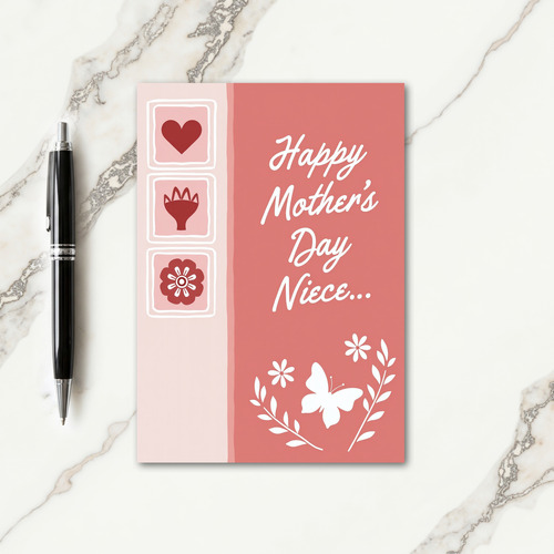 Rosy Mothers Day Icon Card