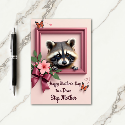 Rosy Woodland Mothers Day Card