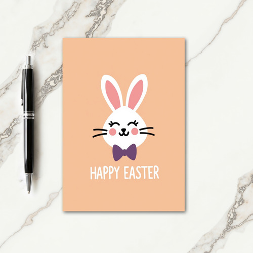 Round Animal Happy Easter Card