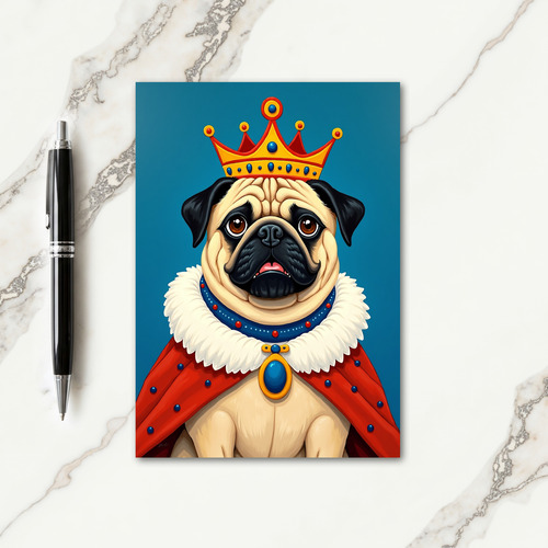 Royal Bulldog Fathers Day Card
