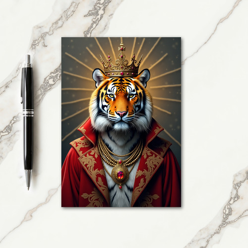 Royal Cat Birthday Card