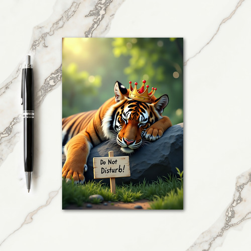 Royal Cat Fathers Day Card