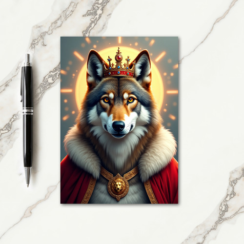 Royal Dog Birthday Card