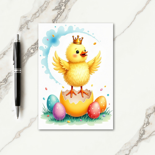 Royal Hatchling Announcement Card