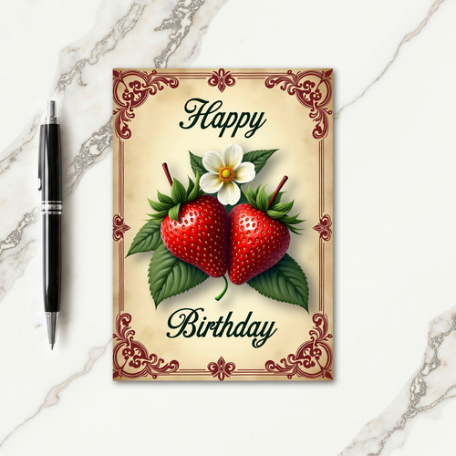 Ruby Berry Birthday Card