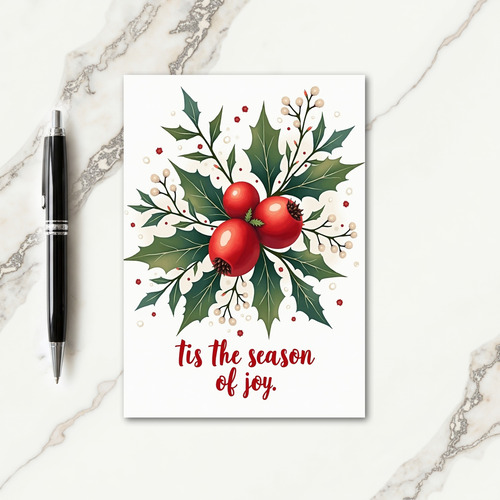 Ruby Berry Christmas Card
