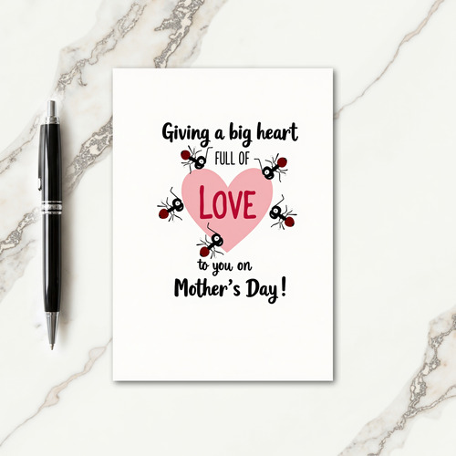 Ruby Bugs Mothers Day Love Card