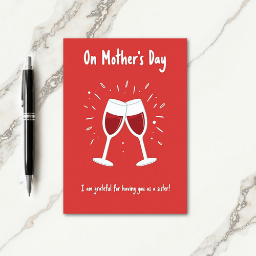 Ruby Cheers Mothers Day Card