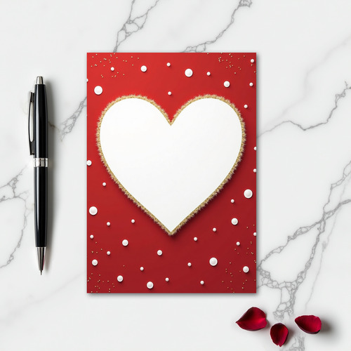 Ruby Heart Festive Joy Card
