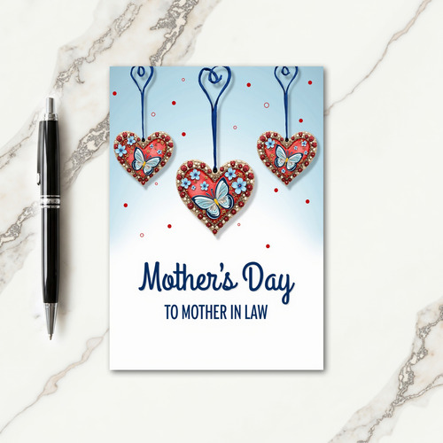 Ruby Pearl Mothers Day Card