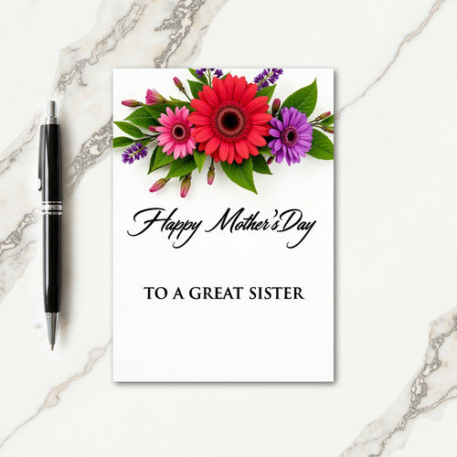 Ruby Red Mothers Day Bloom Card