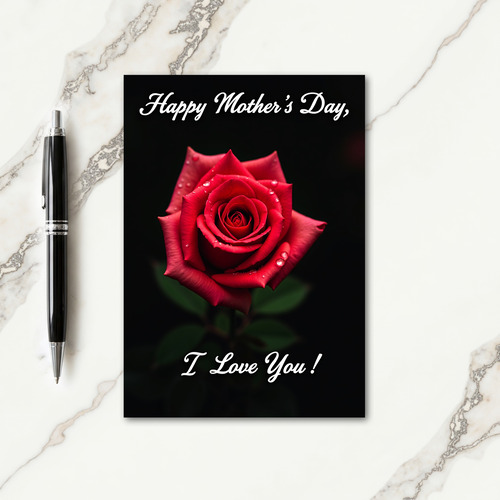 Ruby Rose Illustration Mothers Day Card