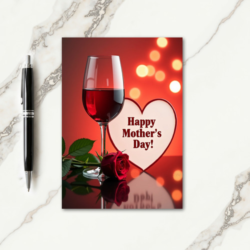 Ruby Rose Mothers Day Message Card