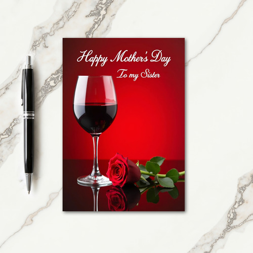 Ruby Rose Sweet Mothers Day Card