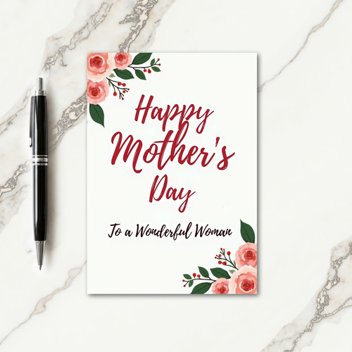 Ruby Roses Mothers Day Tribute Card