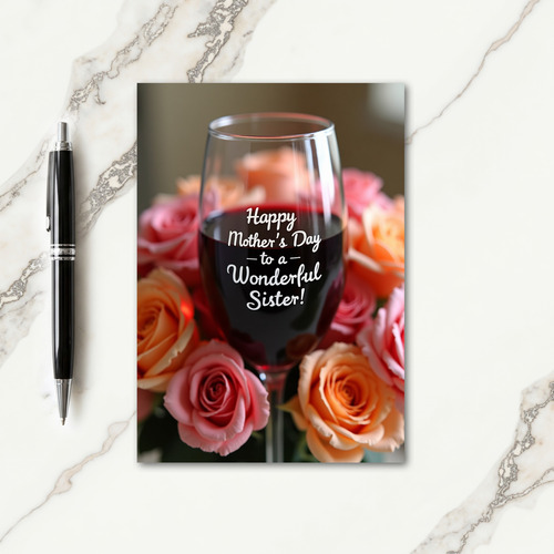 Ruby Sister Mothers Day Card