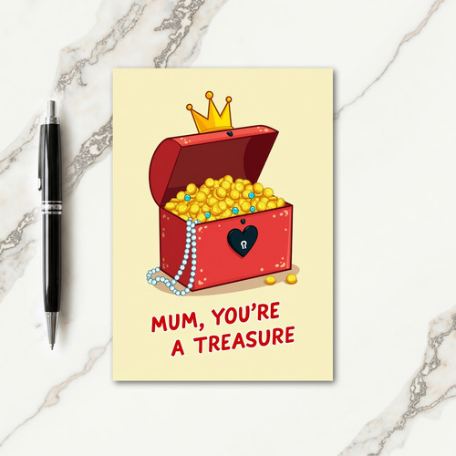 Ruby Treasure Sweet Mothers Day Card