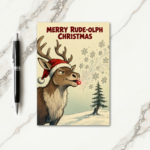 Rude Christmas Card