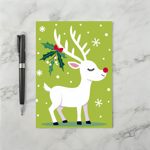 Rudolph Red Nose Reindeer Card