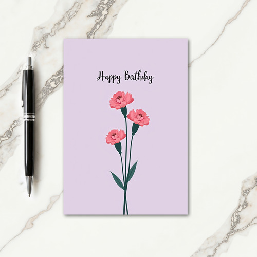 Ruffled Bloom Birthday Card